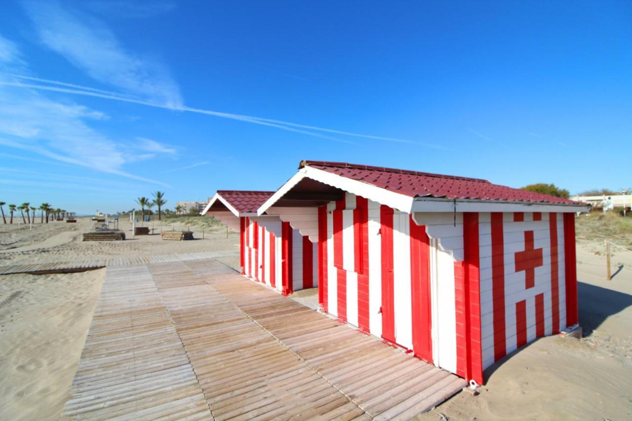 Global Properties, Apartamento Con Terraza Y Piscina A Un Paso De La Playa Canet d'En Berenguer Exterior foto